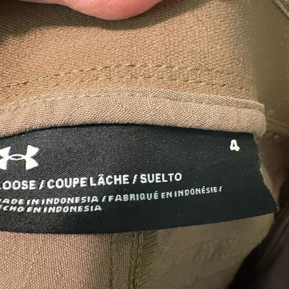 Under Armour Women’s Tactical Cargo Pants in Brown - Picture 3 of 5